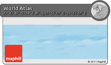 Physical Panoramic Map of the Area around 73° 52' 43" N, 26° 25' 29" E