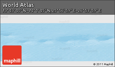 Physical Panoramic Map of the Area around 73° 52' 43" N, 26° 25' 29" E