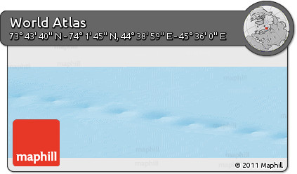 Physical Panoramic Map of the Area around 73° 52' 43" N, 45° 7' 30" E