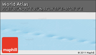 Physical Panoramic Map of the Area around 73° 52' 43" N, 45° 7' 30" E