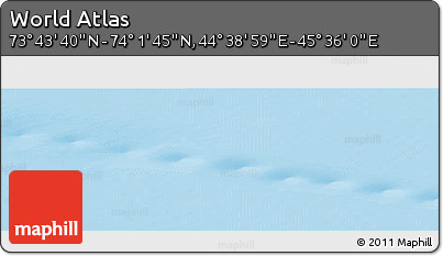 Physical Panoramic Map of the Area around 73° 52' 43" N, 45° 7' 30" E