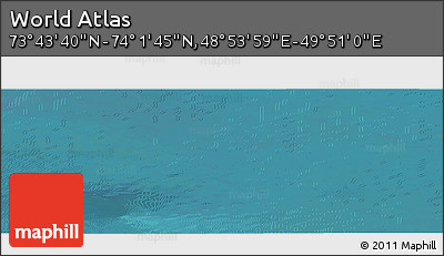 Satellite Panoramic Map of the Area around 73° 52' 43" N, 49° 22' 30" E