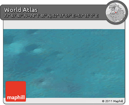 Satellite 3D Map of the Area around 73° 52' 43" N, 52° 46' 29" E