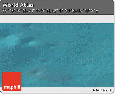 Satellite 3D Map of the Area around 73° 52' 43" N, 52° 46' 29" E