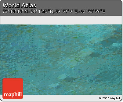 Satellite 3D Map of the Area around 73° 52' 43" N, 60° 25' 29" E