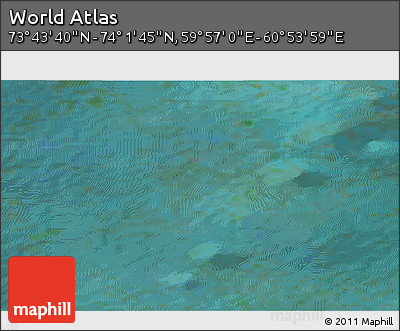 Satellite 3D Map of the Area around 73° 52' 43" N, 60° 25' 29" E