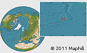 Satellite Location Map of the area around 73° 52' 43" N, 6° 1' 30" E