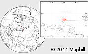 Blank Location Map of the area around 73° 52' 43" N, 80° 49' 29" E