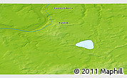 Physical 3D Map of the area around 73° 52' 43" N, 97° 49' 29" E