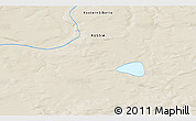 Shaded Relief 3D Map of the area around 73° 52' 43" N, 97° 49' 29" E