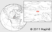 Blank Location Map of the area around 74° 8' 51" N, 110° 25' 30" W