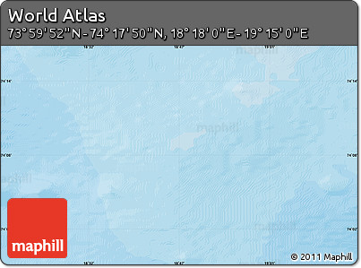 Political Map of the Area around 74° 8' 51" N, 18° 46' 29" E