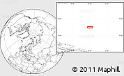 Blank Location Map of the area around 74° 8' 51" N, 34° 4' 30" E