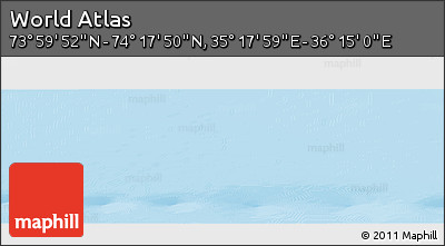 Physical Panoramic Map of the Area around 74° 8' 51" N, 35° 46' 29" E