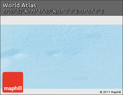 Shaded Relief 3D Map of the Area around 74° 8' 51" N, 37° 28' 30" E