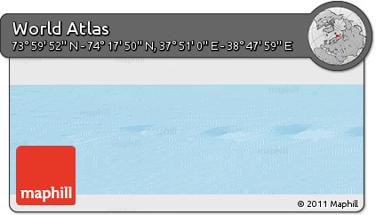 Physical Panoramic Map of the Area around 74° 8' 51" N, 38° 19' 30" E