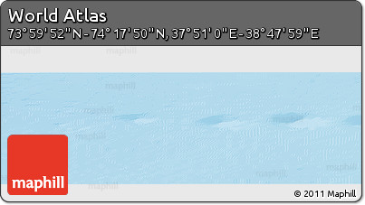 Physical Panoramic Map of the Area around 74° 8' 51" N, 38° 19' 30" E