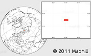 Blank Location Map of the area around 74° 8' 51" N, 41° 43' 30" E