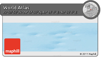 Physical Panoramic Map of the Area around 74° 8' 51" N, 41° 43' 30" E