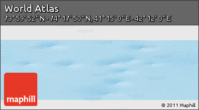 Physical Panoramic Map of the Area around 74° 8' 51" N, 41° 43' 30" E