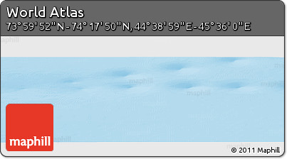 Physical Panoramic Map of the Area around 74° 8' 51" N, 45° 7' 30" E