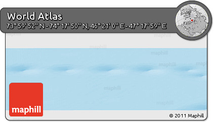 Physical Panoramic Map of the Area around 74° 8' 51" N, 46° 49' 30" E
