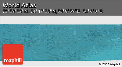 Satellite Panoramic Map of the Area around 74° 8' 51" N, 53° 37' 30" E