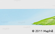 Physical Panoramic Map of the area around 74° 8' 51" N, 54° 28' 30" E