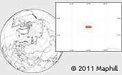 Blank Location Map of the area around 74° 8' 51" N, 57° 1' 29" E