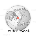 Outline Map of the Area around 74° 8' 51" N, 5° 1' 30" W, rectangular outline