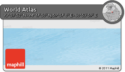 Physical Panoramic Map of the Area around 74° 8' 51" N, 60° 25' 29" E