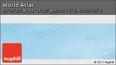 Physical Panoramic Map of the Area around 74° 8' 51" N, 60° 25' 29" E