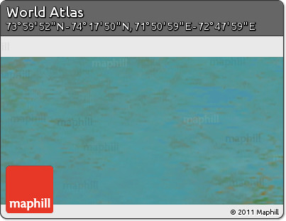 Satellite 3D Map of the Area around 74° 8' 51" N, 72° 19' 29" E