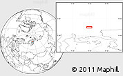 Blank Location Map of the area around 74° 8' 51" N, 78° 16' 30" E
