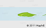 Physical Panoramic Map of the area around 74° 8' 51" N, 82° 31' 30" E