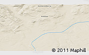 Shaded Relief 3D Map of the area around 74° 8' 51" N, 97° 49' 29" E
