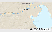Shaded Relief 3D Map of the area around 74° 8' 51" N, 99° 31' 30" E