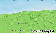 Political Map of the area around 74° 24' 53" N, 123° 10' 30" W