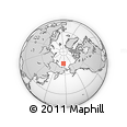Outline Map of the Area around 74° 24' 53" N, 176° 1' 30" E, rectangular outline