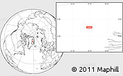 Blank Location Map of the area around 74° 24' 53" N, 32° 13' 30" W