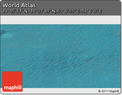 Satellite 3D Map of the Area around 74° 24' 53" N, 53° 37' 30" E