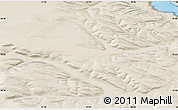 Shaded Relief Map of the area around 74° 24' 53" N, 57° 52' 30" E