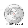Outline Map of the Area around 74° 24' 53" N, 7° 43' 29" E, rectangular outline