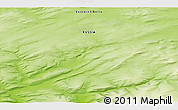 Physical 3D Map of the area around 74° 24' 53" N, 96° 7' 30" E