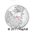 Outline Map of the Area around 74° 40' 49" N, 108° 1' 30" E, rectangular outline