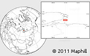 Blank Location Map of the area around 74° 40' 49" N, 113° 7' 30" E