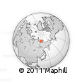 Outline Map of the Area around 74° 40' 49" N, 129° 16' 30" E, rectangular outline