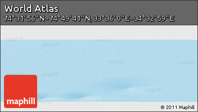 Physical Panoramic Map of the Area around 74° 40' 49" N, 34° 4' 30" E