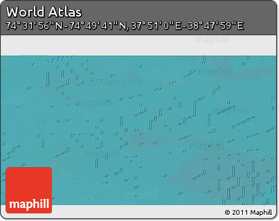 Satellite 3D Map of the Area around 74° 40' 49" N, 38° 19' 30" E