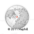 Outline Map of the Area around 74° 40' 49" N, 3° 28' 30" E, rectangular outline
